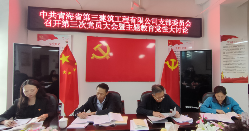 錘煉堅(jiān)強(qiáng)黨性 強(qiáng)化實(shí)干擔(dān)當(dāng)&mdash;&mdash;三建公司黨支部召開第三次黨員大會暨主題教育黨性大討論