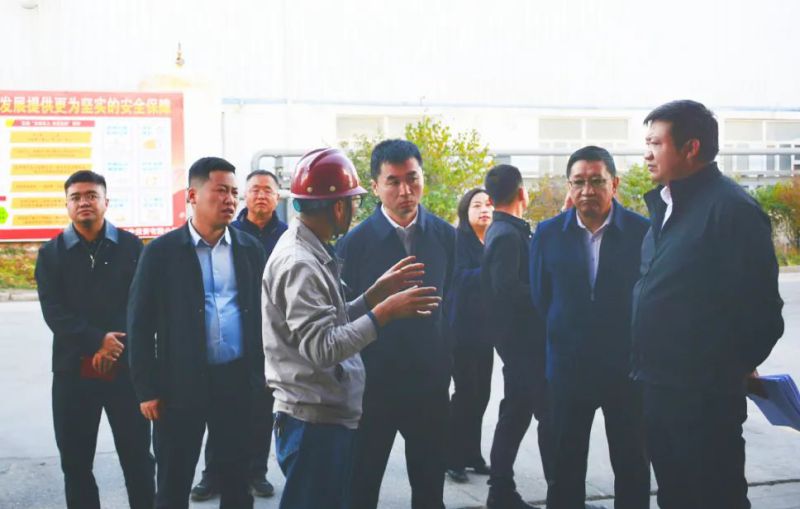 大通縣委副書記、縣長馬明旭一行蒞臨工投公司調(diào)研指導(dǎo)